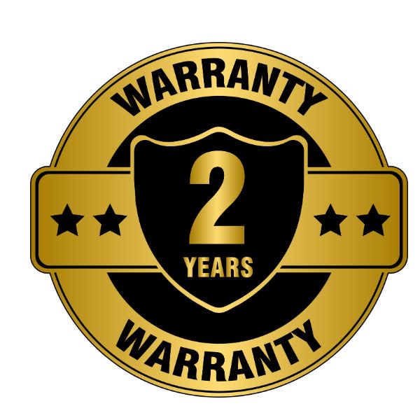 2 years warranty