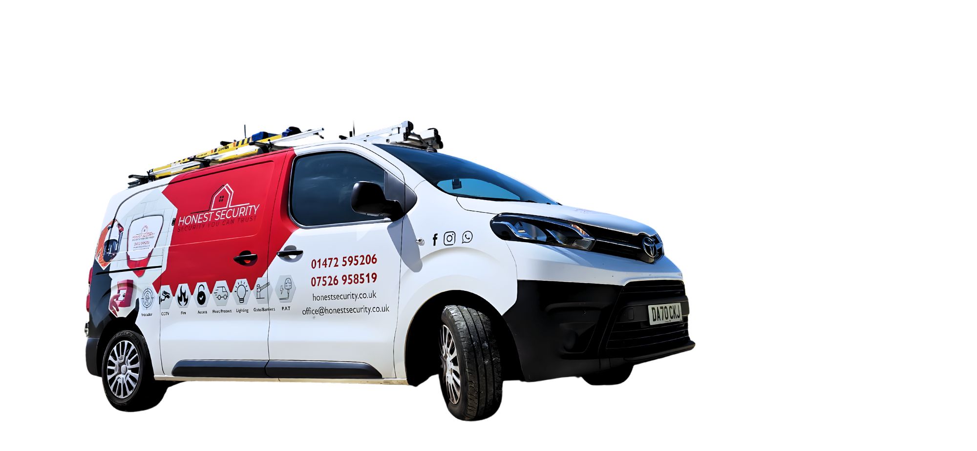 Honest Van Honest Security vehicle